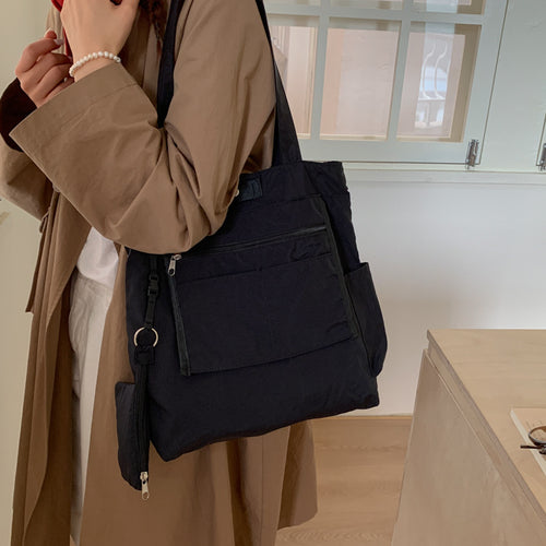 Multi-Taschen Freizeit Schultertasche