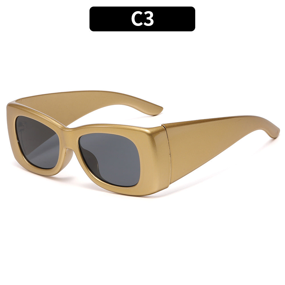 Elegante Übergroße Quadratische Sonnenbrille
