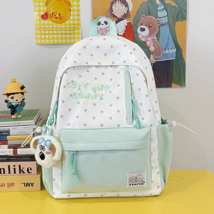 Süßer Tier-Themen Leinwand Rucksack Karnz