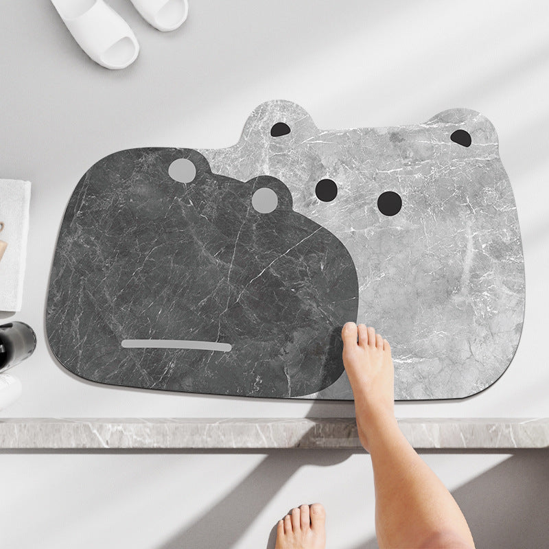 Adorable Frosch-förmige Badmatte