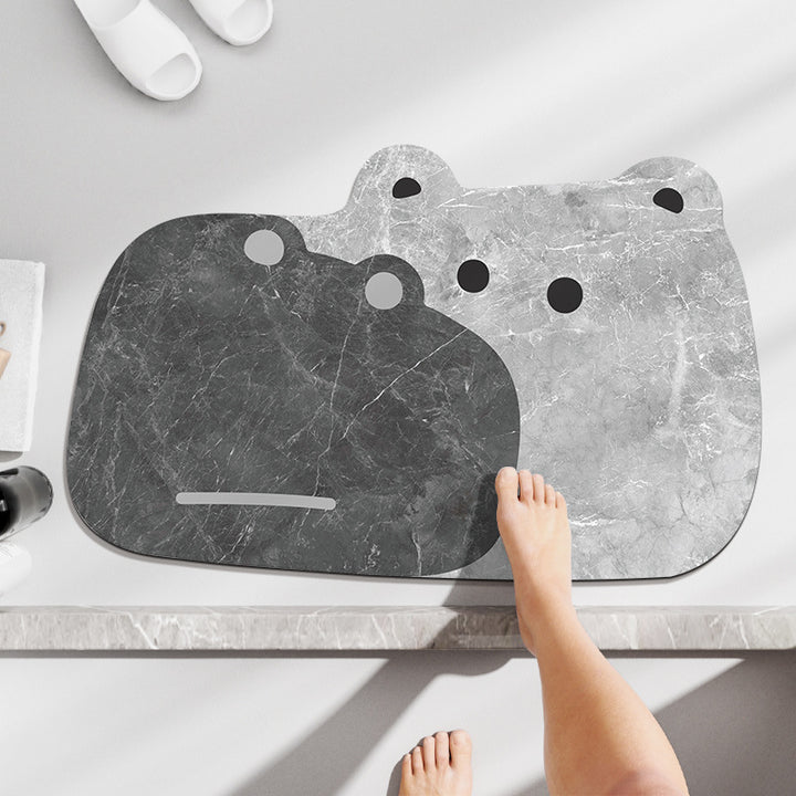 Adorable Frosch-förmige Badmatte