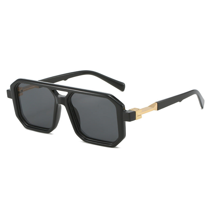Fette Übergroße Achtkantige Sonnenbrille Karnz