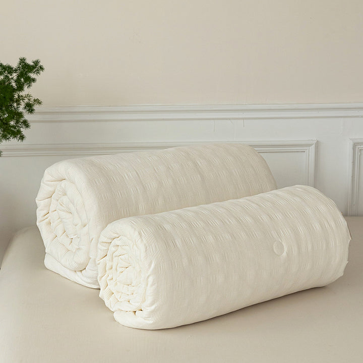 Faltbare Baumwoll Futon Matratzenauflage mit gestepptem Quilt