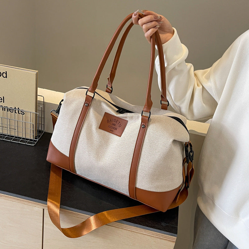 Geräumige Canvas Wochenend-Duffel