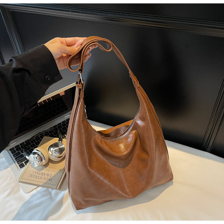 Weiche Leder Schultertasche Karnz