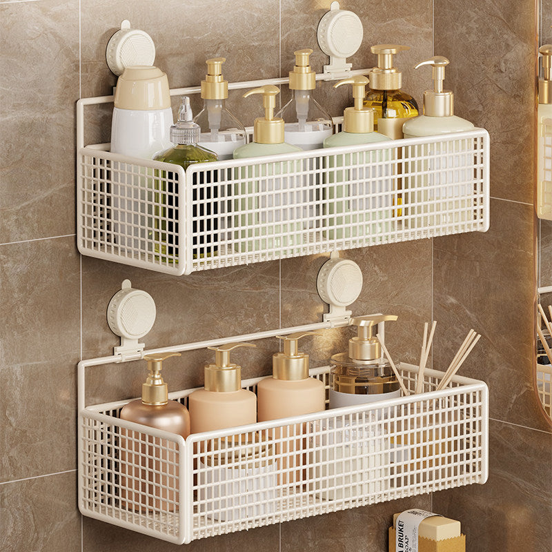 Saugmontierter Doppel-Mesh-Duschcaddy Organizer
