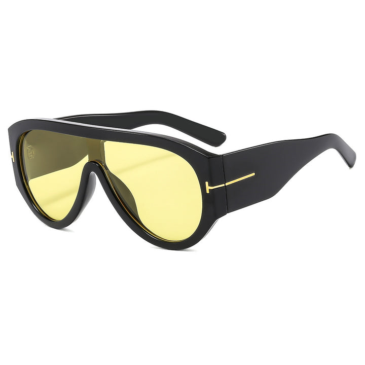 Bold Shield Sonnenbrille mit Statement-Design Karnz