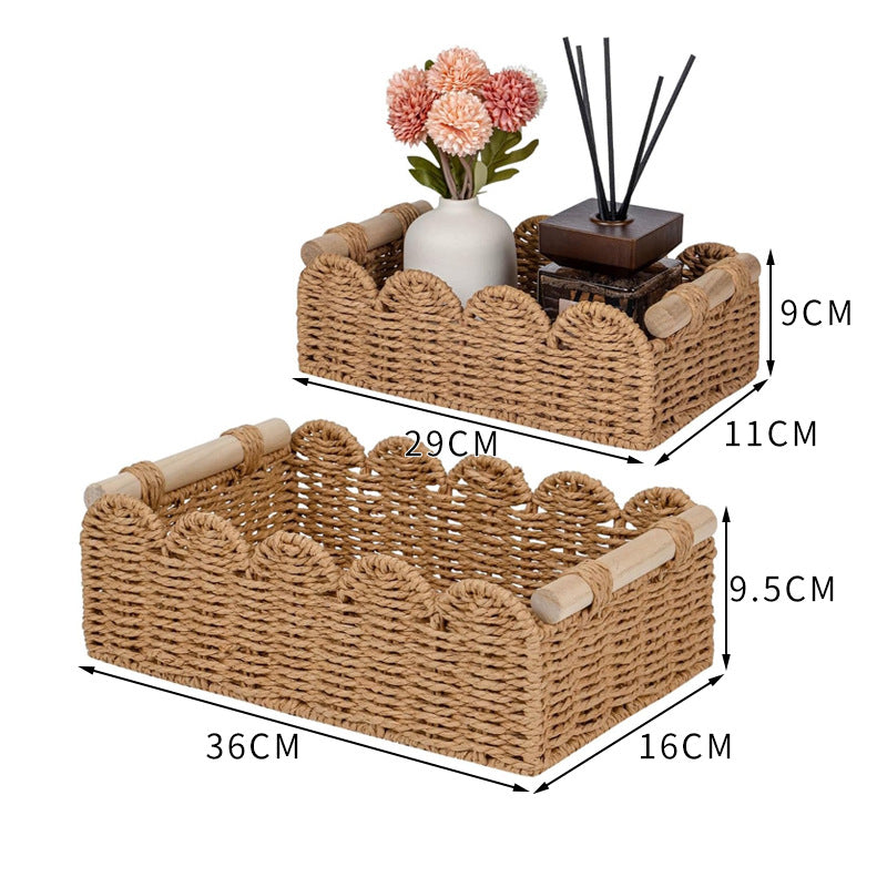 Woven Storage Caddy Basket Karnz
