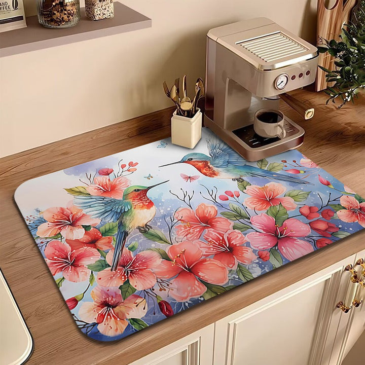 Blumenbedruckte Küchenteppich Karnz