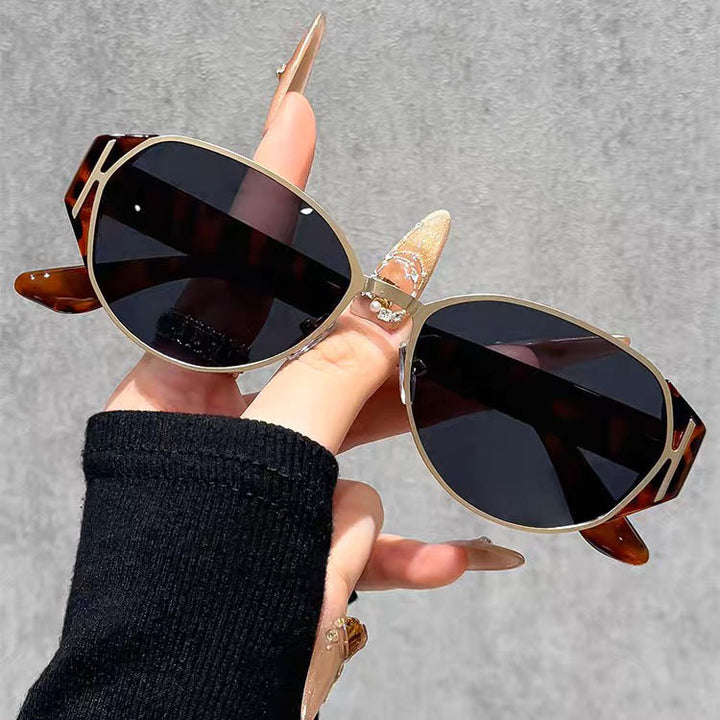 Modische Schildkröten-Sonnenbrille Karnz
