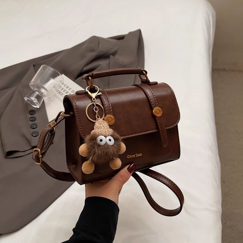 Strukturierte Kunstleder-Handtasche Karnz