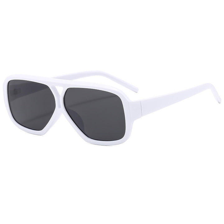 Damen modische oversized Sonnenbrille mit breitem Rahmen und schützenden Gläsern Karnz