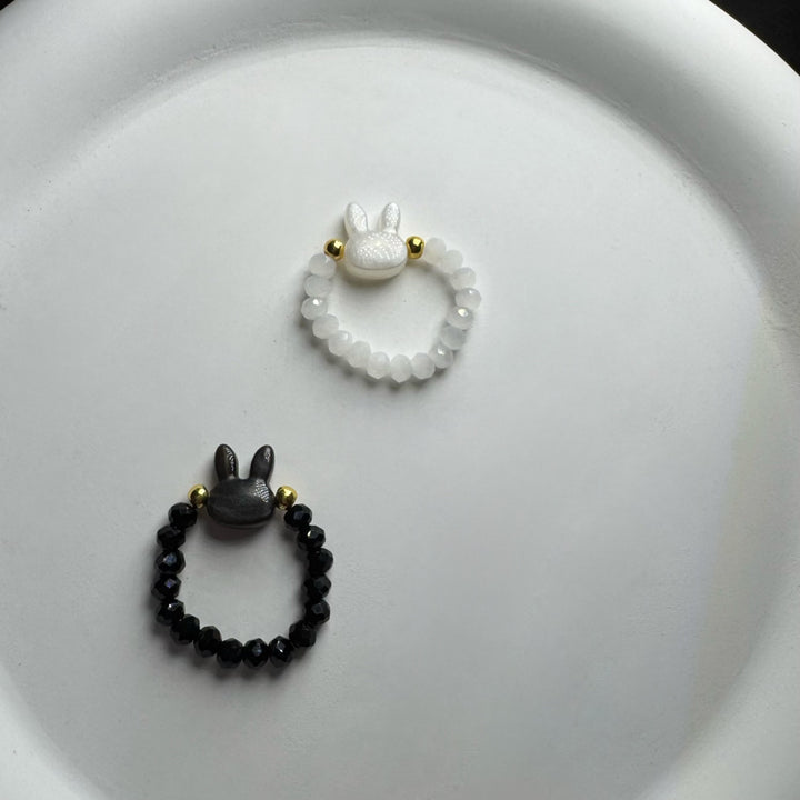 Süßes Kaninchen Charme Perlenarmband Karnz