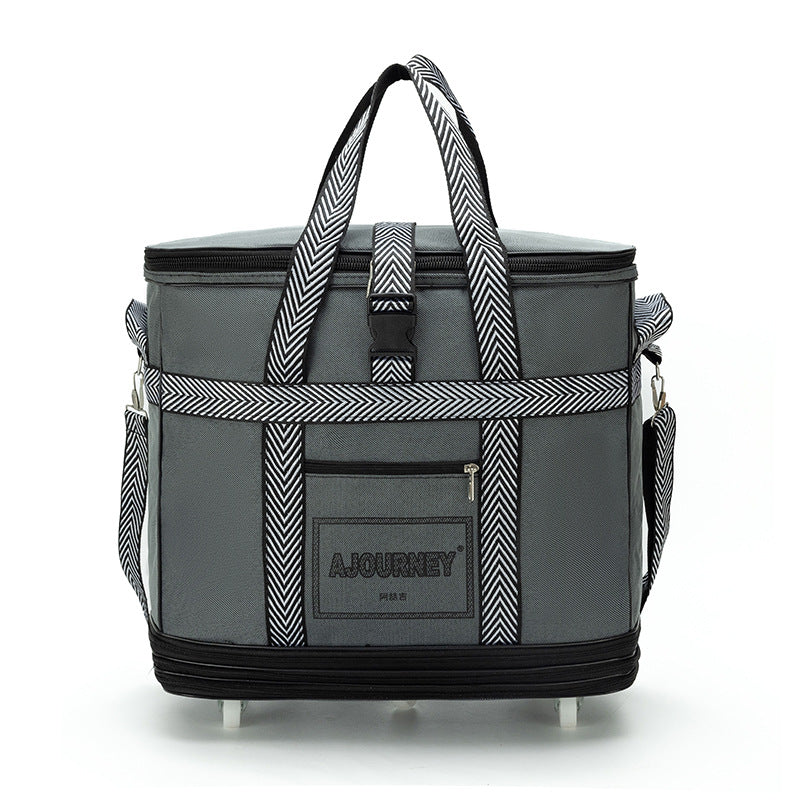 Stylische isolierte Kühltasche für Reisen