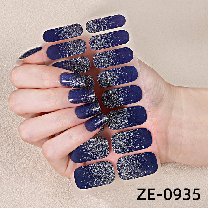 Künstlerische Press-On Nagelüberzüge