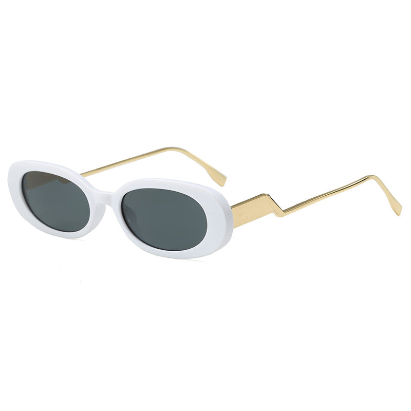 Damen retro-inspirierte Sonnenbrille mit zeitgemäßem Design und markantem Rahmen Karnz