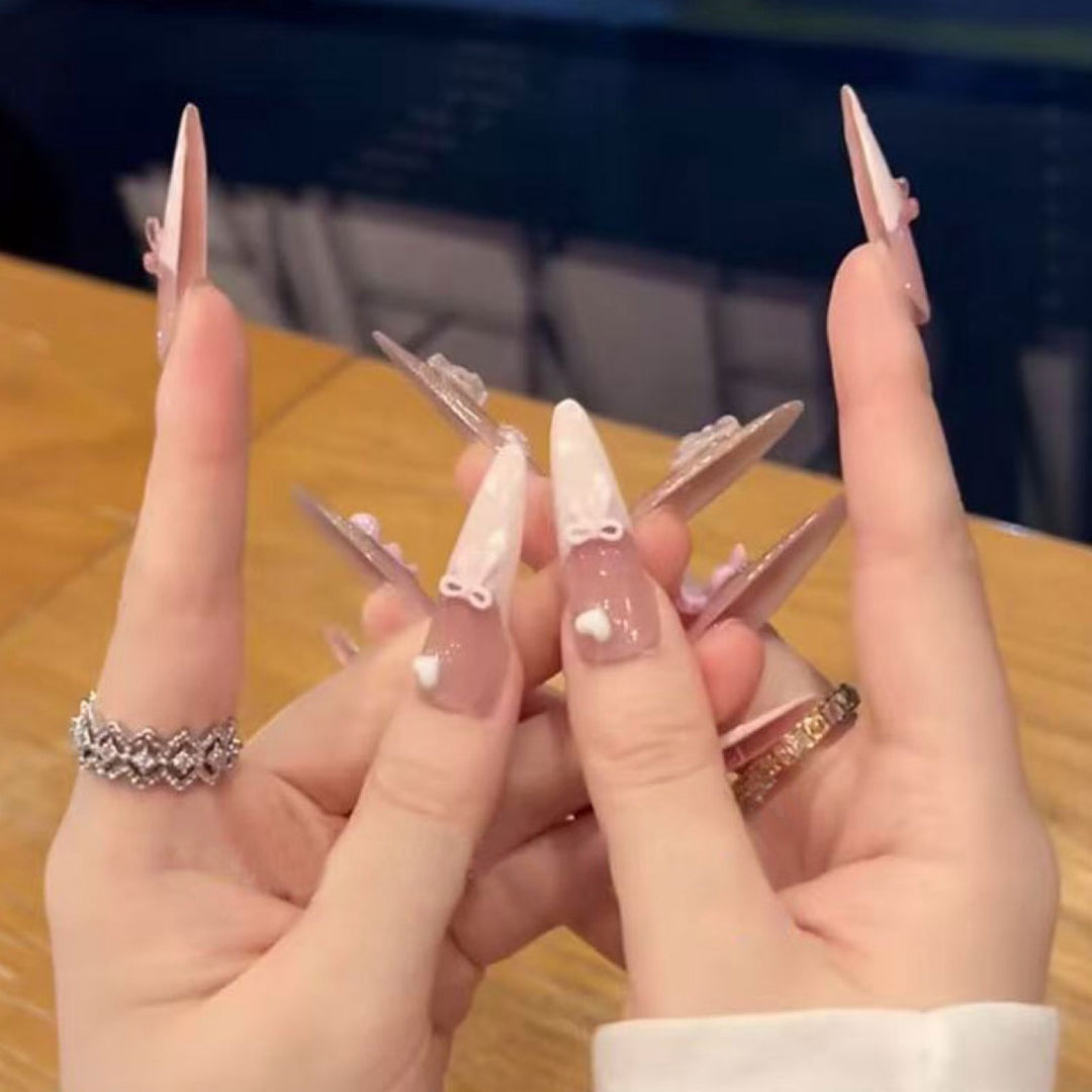 Dekorativer Press-On-Nagelset
