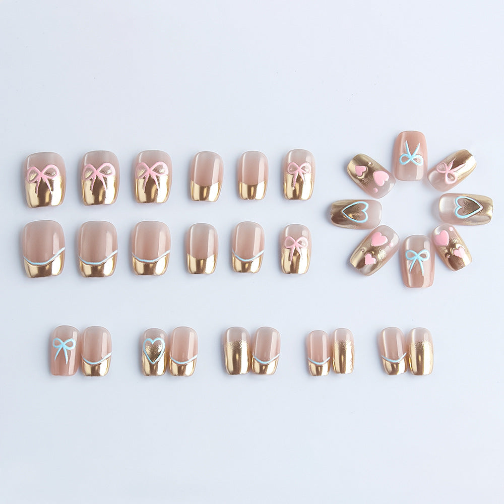 Premium Dekorative Press-On Nagelkunst Karnz