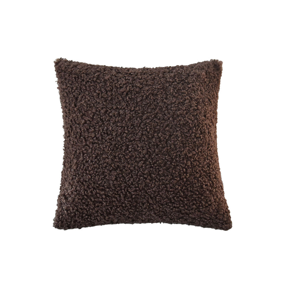 Kuschel-Kissen in Teddy-/Bouclé-Optik mit weicher Füllung Karnz