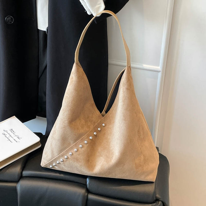 WoUnique Textured Suede Hobo Tasche Karnz