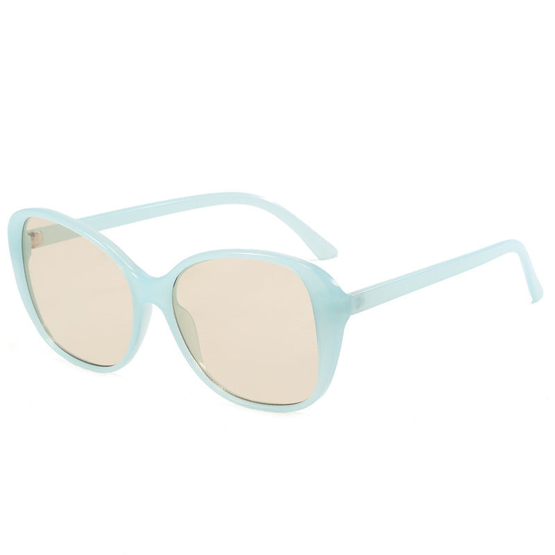 Damen Vintage Sonnenbrille mit einzigartigem, breitem Rahmen Karnz