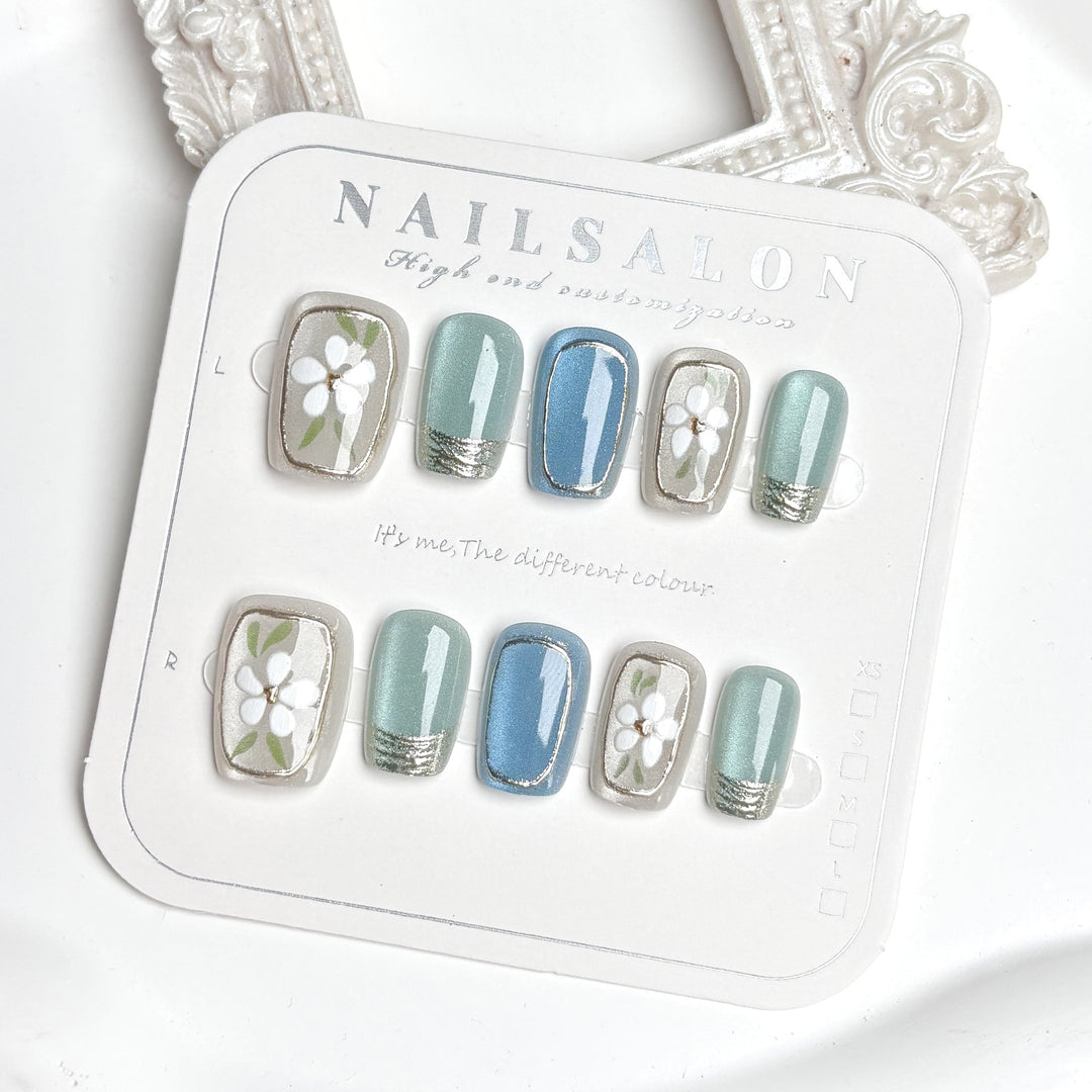 Künstlerische Press-On Nagelkollektion 1790745614