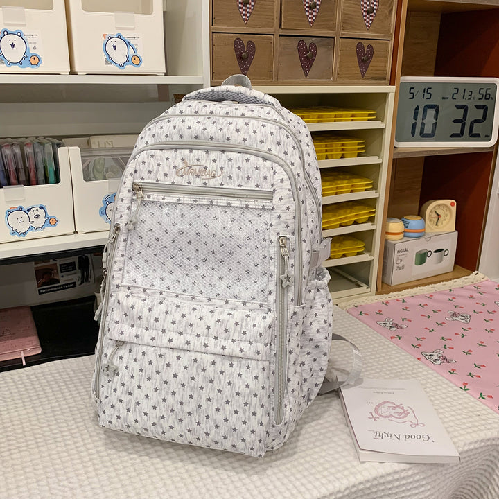 Stilvolles sternbedrucktes multifunktionales Rucksack Karnz