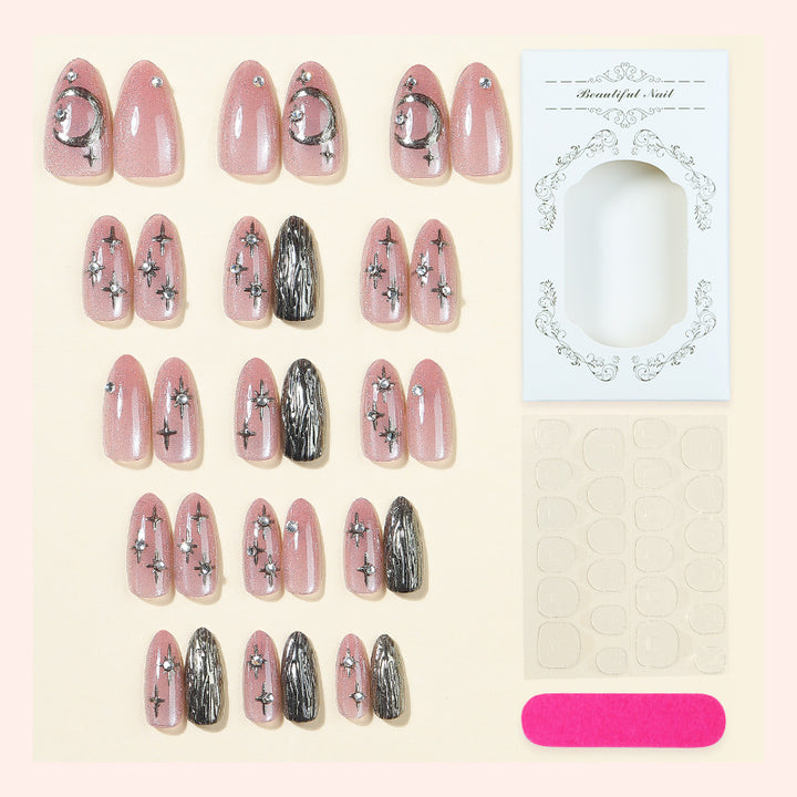 Dekoratives Cosmic Press-On Nail Set Karnz
