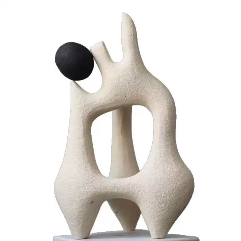 Abstracte Welle Skulptur