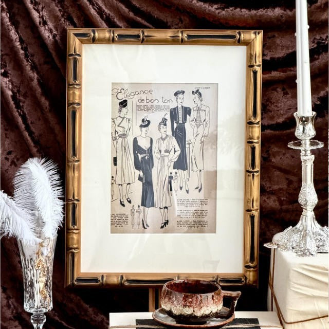 Dekorativer Vintage Kunstrahmen