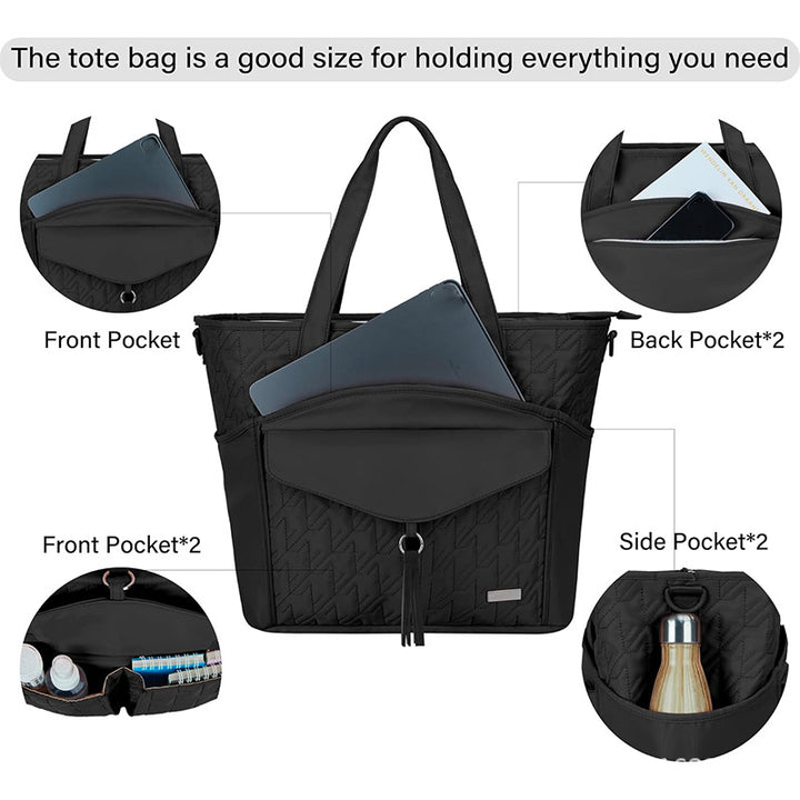 Praktische Handtasche mit Mehreren Fächern Karnz