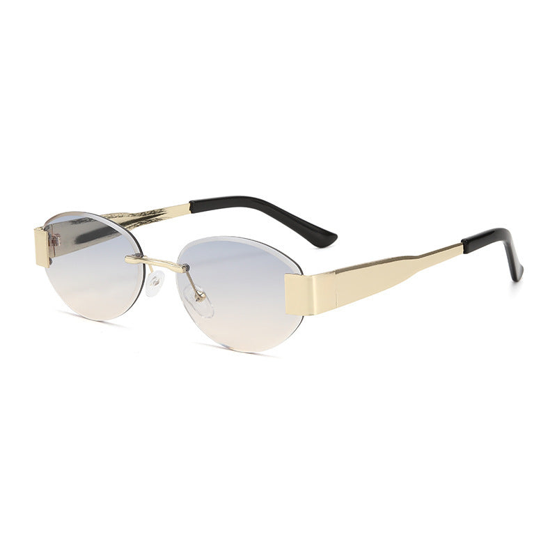 Damen glamouröse Sonnenbrille mit klarem, elegantem Rahmen und schützendem UV-Filter Karnz