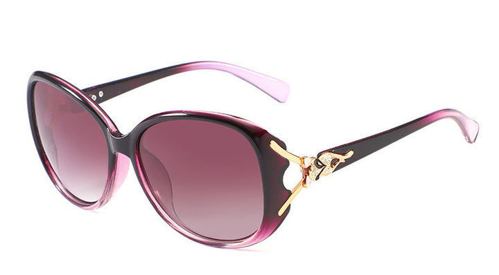 Elegante Übergroße Katzenaugen-Sonnenbrille Karnz