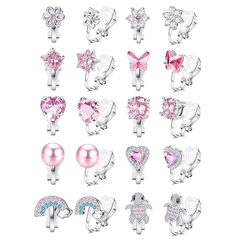 Charmante Clip-On Ohrringe Set Karnz