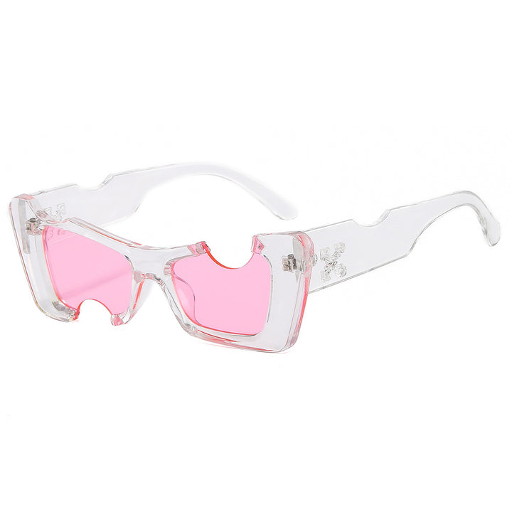 Damen futuristische Designer-Sonnenbrille Karnz