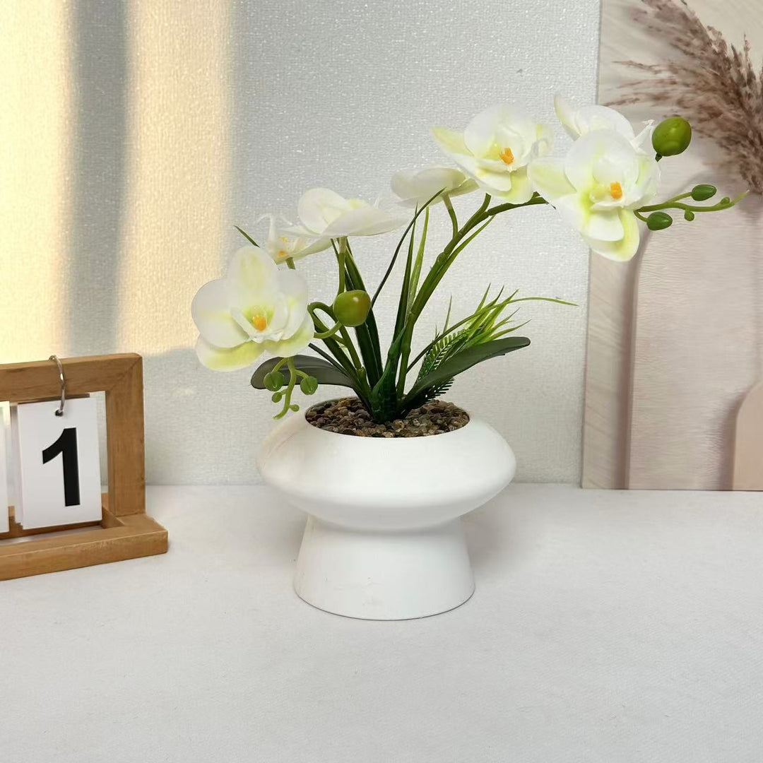 Elegante künstliche Orchideen-Blumenarrangement