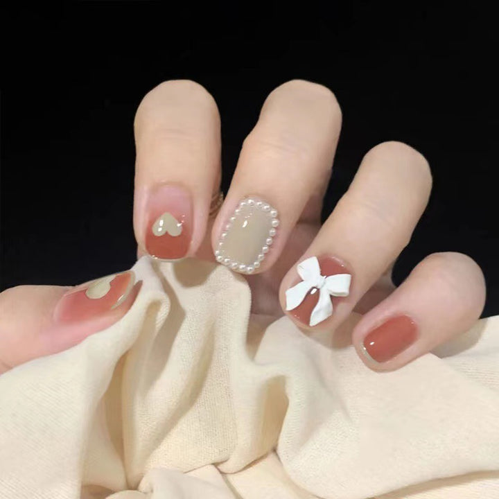 Elegante 3D dekorative Nagelkunst