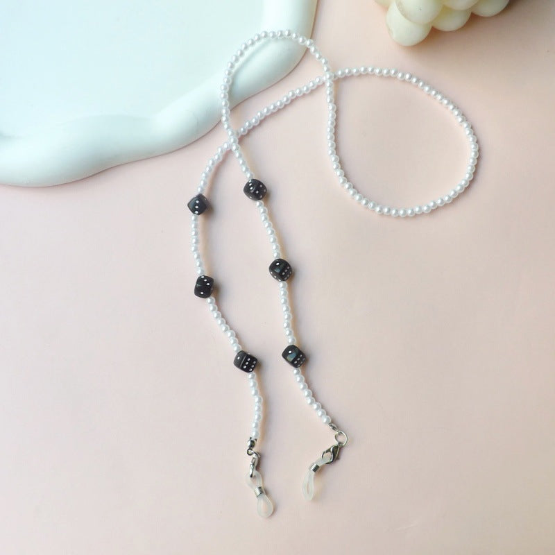Elegante Perlen-Brillenkette Karnz