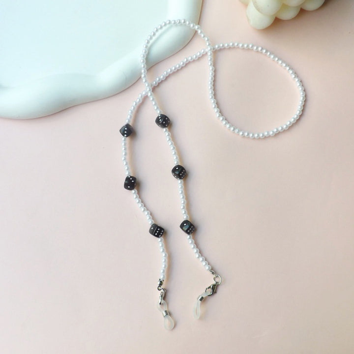 Elegante Perlen-Brillenkette Karnz