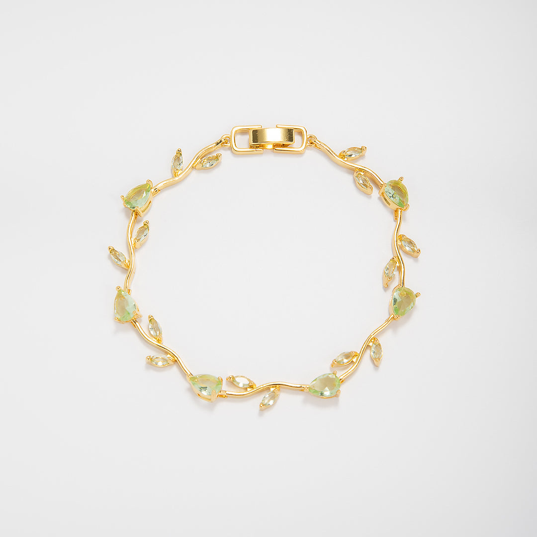 Elegante florale Design-Aussage-Armband Karnz