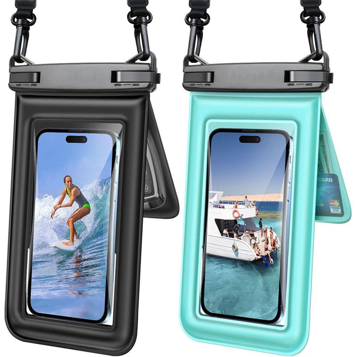 Wasserdichte Smartphone-Tasche mit Transparenter Front Karnz