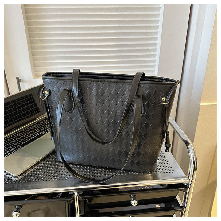 Gepolsterte Muster Handtasche Karnz