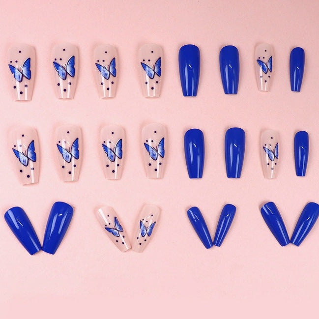 Künstlerische Schmetterlings-Nagelerweiterungen Karnz