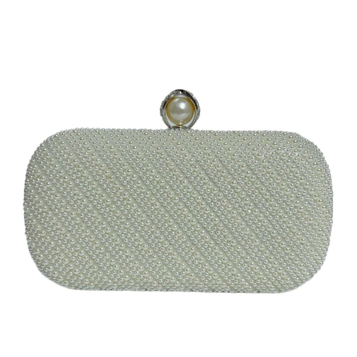 Perlenbesetzte Abendtasche