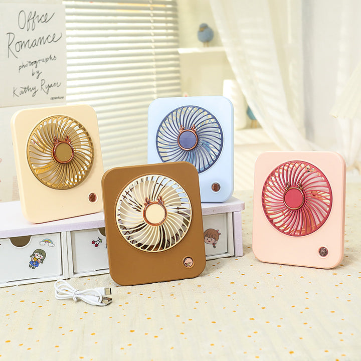 Damen Tragbarer Handventilator mit niedlichem Affendesign Karnz