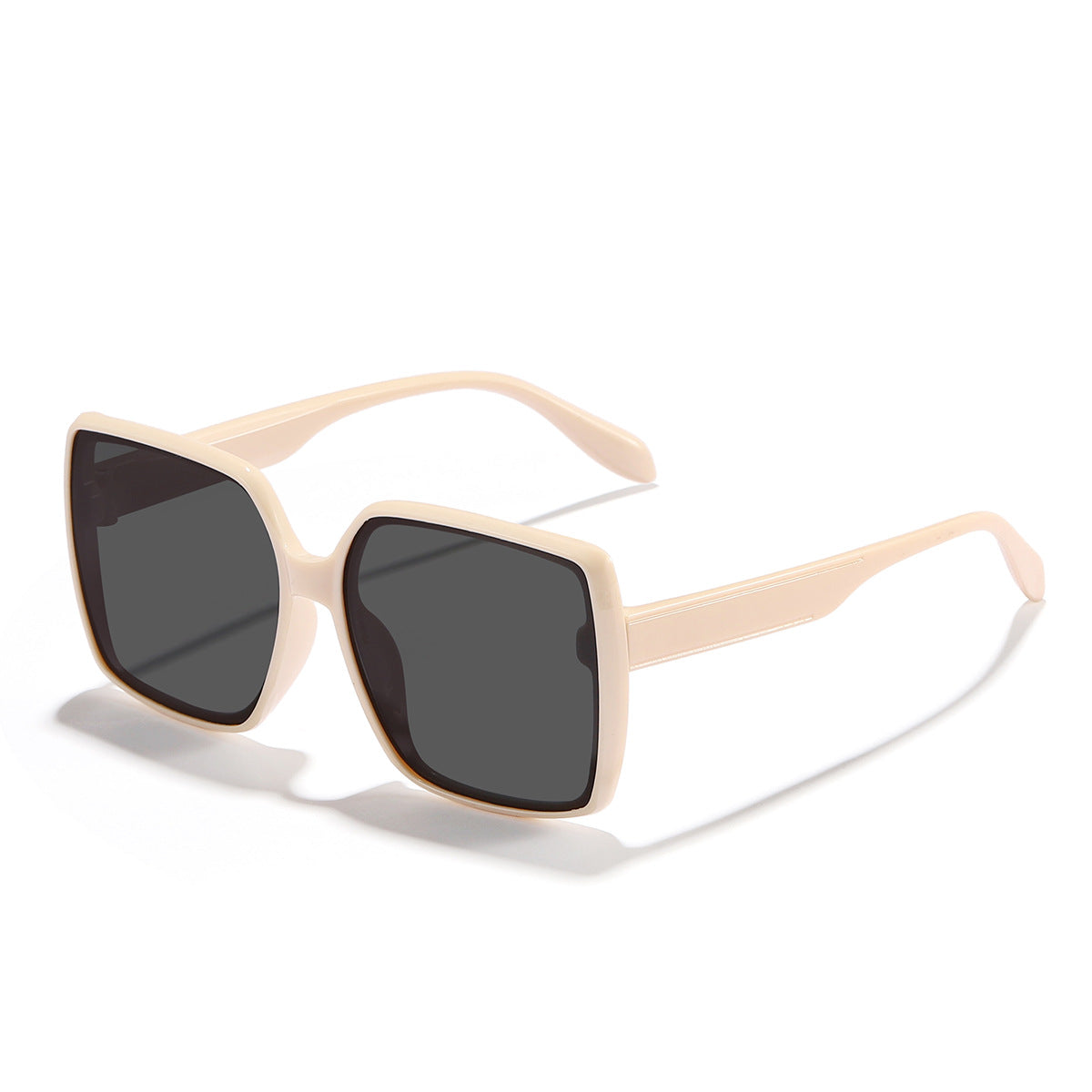 Damen oversized Sonnenbrille mit modernem quadratischen Rahmen und schützenden Gläsern Karnz