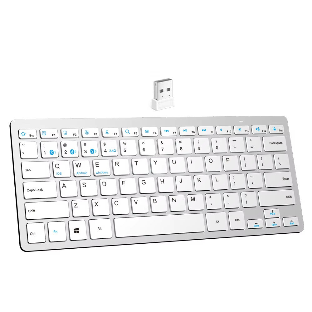 Kompakte Bluetooth-Tastatur mit Multisystem-Unterstützung Karnz