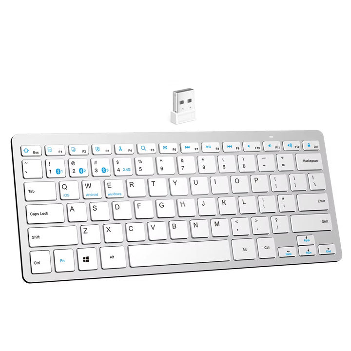 Kompakte Bluetooth-Tastatur mit Multisystem-Unterstützung Karnz