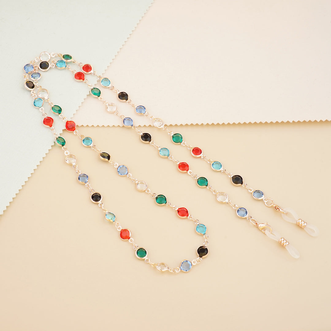 Edelstein-betonte Brillenband Karnz