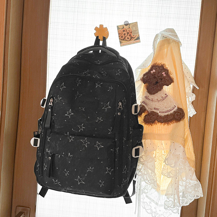 Stylischer Star-Emblazoned Alltagsrucksack Karnz
